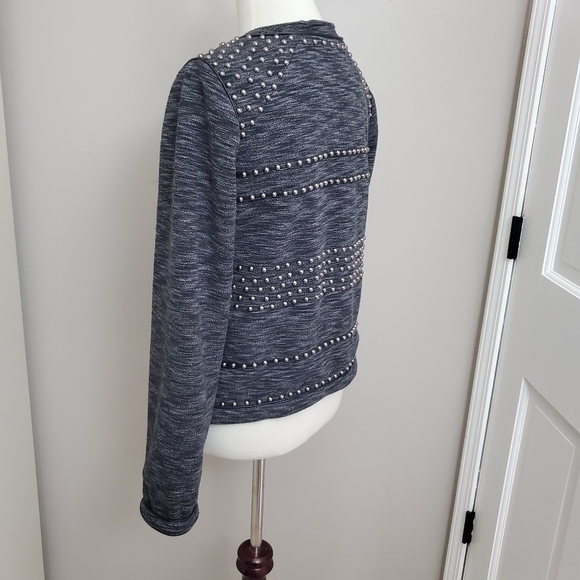 Greylin Monty Studded Knit Jacket - Picture 6 of 14